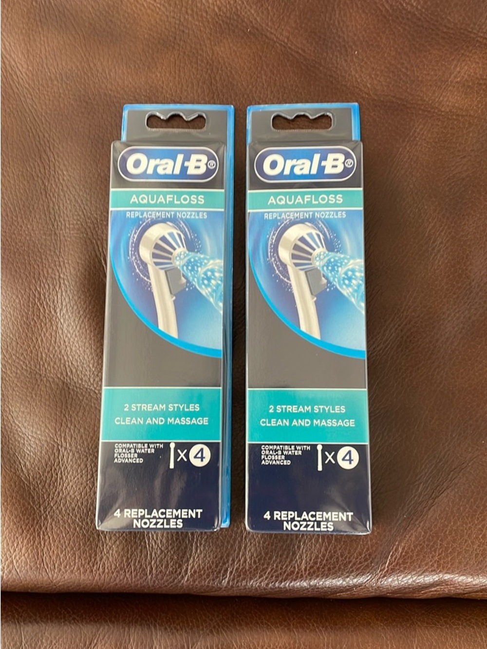 Oral-B Aquafloss Replacement Nozzles - Blue (Pack of 8)